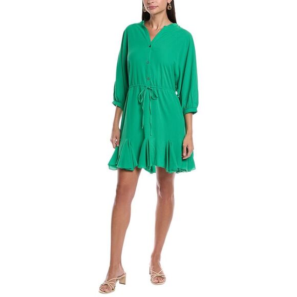 Marion Womens  Mini Dress, Green - Picture 1 of 3